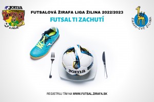 Futsalová Žirafa Liga Žilina: poď hrať futsal v novej sezóne 2022/23.